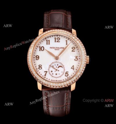 Swiss Grade 1 Patek Philippe Complications 4968r ETA2824 Watch Rose Gold